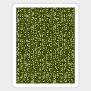 Kiwi and Lime Curly Swirlies Sticker